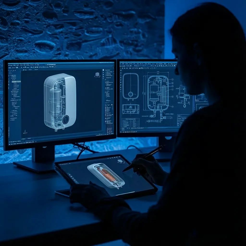 Modelado 3D y renderizado hiperrealista para ingeniería y manufactura.